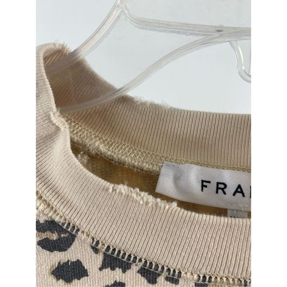 Frame Animal Print Sweatshirt Size XS - Picture 7 of 14